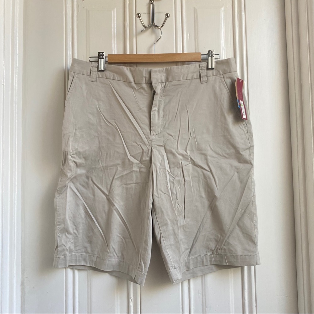 Merona Tan Classic Bermuda Khaki Shorts